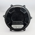 WOODCRAFT RHS Clutch Cover Black Anodized for Ducati Panigale / Streetfighter V4 / S/ Speciale (18-24) WOODCRAFT RHS Clutch Cover Black Anodized for Ducati Panigale / Streetfighter V4 / S/ Speciale (18-24)
